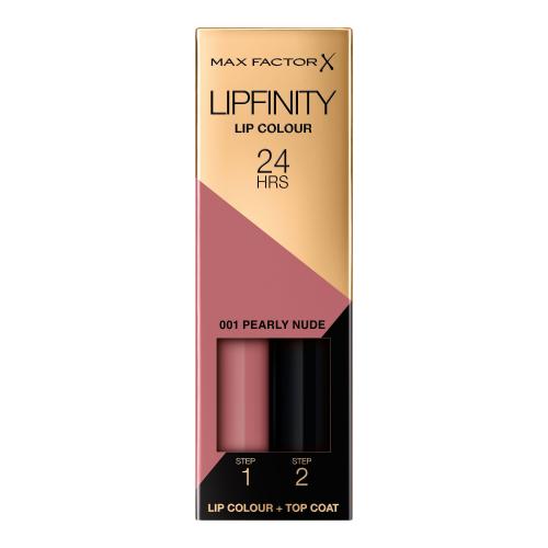 Max Factor Lipfinity 24HRS Lip Colour 4,2 g dlouhotrvající rtěnka s balzámem pro ženy 001 Pearly Nude