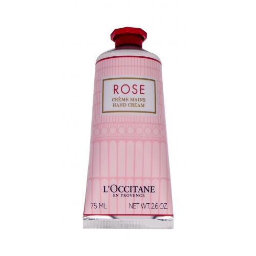 L'Occitane Rose Hand Cream vyživující krém na ruce a nehty 75 ml