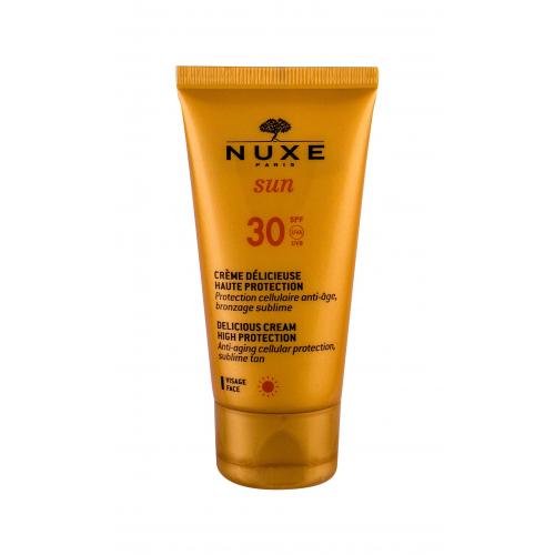 NUXE Sun Delicious Cream SPF30 50 ml voděodolný opalovací krém na obličej unisex