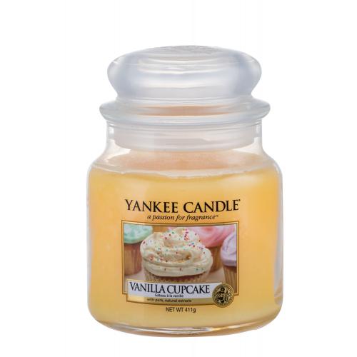 Yankee Candle Vanilla Cupcake vonná svíčka Classic střední 411 g
