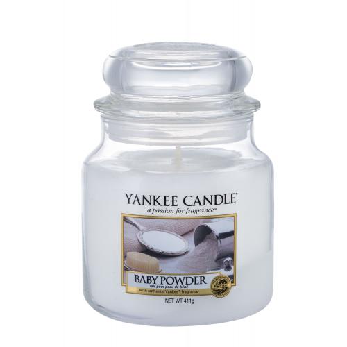 Yankee Candle Baby Powder 411 g vonná svíčka unisex