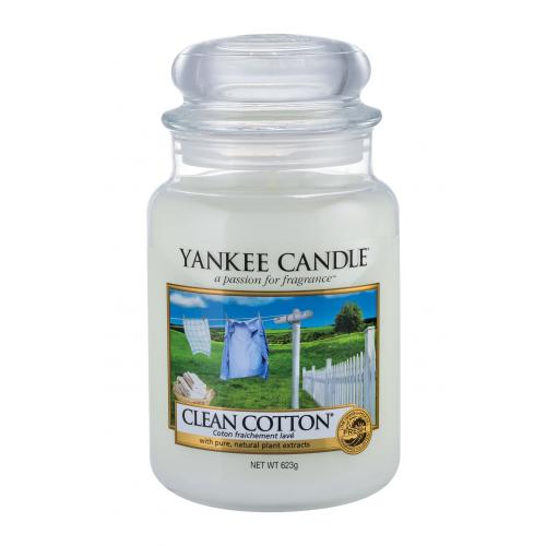 Yankee Candle Clean Cotton vonná svíčka 623 g