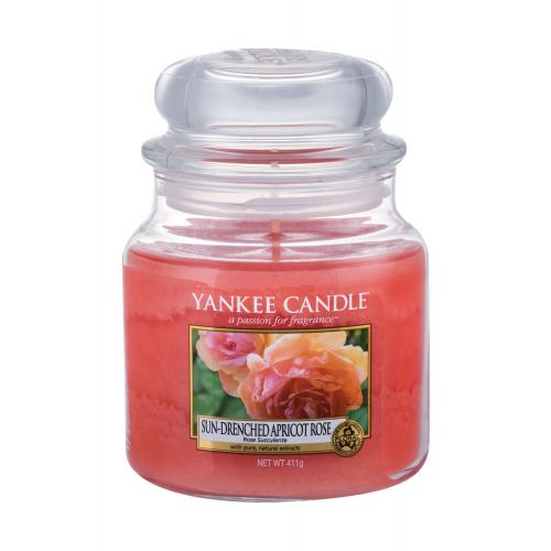 Yankee Candle Sun-Drenched Apricot Rose vonná svíčka 411 g