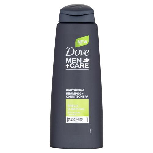 Dove Men + Care Fresh Clean 2in1 400 ml osvěžující šampon a kondicionér 2v1 pro muže