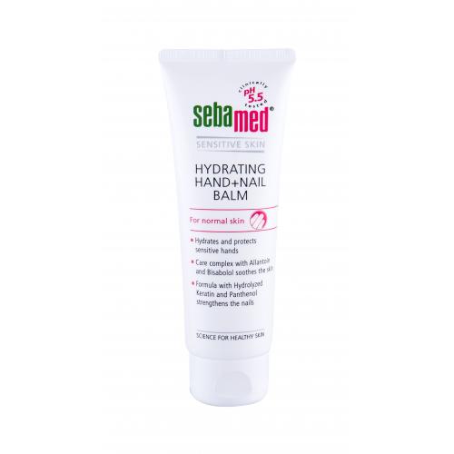 SebaMed Sensitive Skin Hydrating 75 ml hydratační balzám na ruce a nehty pro ženy