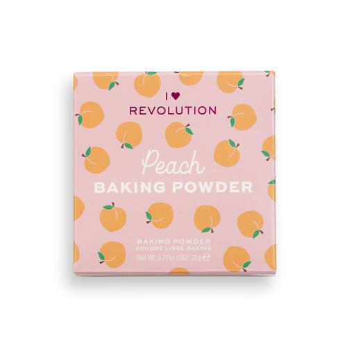 I Heart Revolution Baking Powder jemný pudr odstín Peach 22 g
