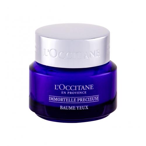 L'Occitane Immortelle Précieuse Energising Eye Balm rozjasňující a omlazující krém na oční okolí 15 ml