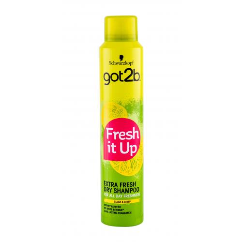 Schwarzkopf Got2b Fresh It Up Extra Fresh 200 ml osvěžující suchý šampon s citrusovou vůní pro ženy