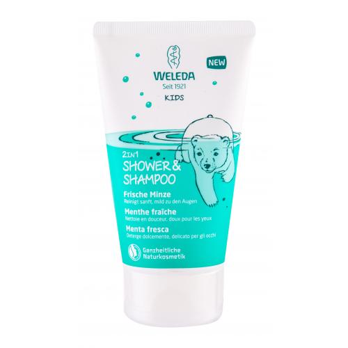 Weleda Kids Magic Mint sprchový krém a šampon pro děti 2 v 1 150 ml