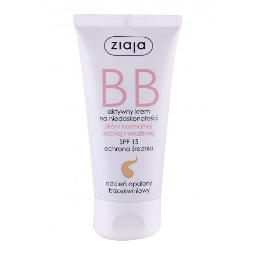 Ziaja BB Cream Normal and Dry Skin SPF15 50 ml bb krém pro normální a suchou pleť pro ženy Dark