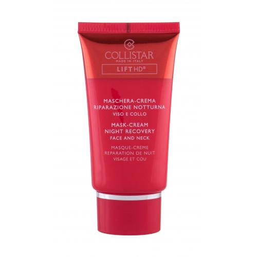 Collistar Lift HD Mask-Cream Night Recovery regenerační noční péče pro obnovu pevnosti pleti 75 ml