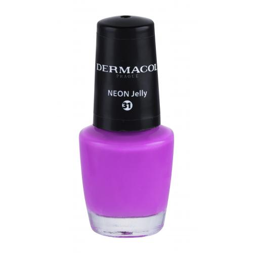 Dermacol Neon 5 ml lak na nehty pro ženy 31 Neon Jelly