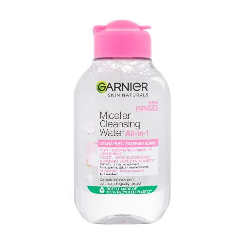 Garnier Skin Naturals Micellar Water All-In-1 Sensitive 100 ml jemná micelární voda pro citlivou pleť pro ženy