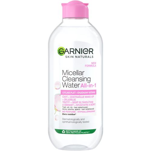 Garnier Skin Naturals Micellar Water All-In-1 Sensitive 400 ml jemná micelární voda pro citlivou pleť pro ženy