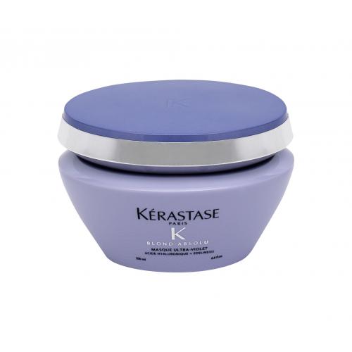 Kérastase Blond Absolu Masque Ultra-Violet 200 ml maska na vlasy pro ženy poškozená krabička na barvené vlasy; na blond vlasy