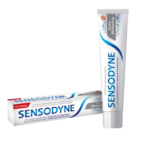 Sensodyne Extra Whitening 75 ml bělicí zubní pasta unisex