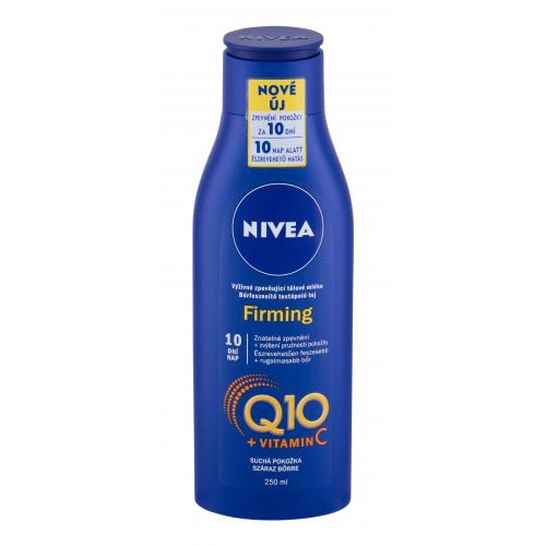 Nivea Q10 + Vitamin C Firming 250 ml zpevňující tělové mléko pro suchou pokožku pro ženy