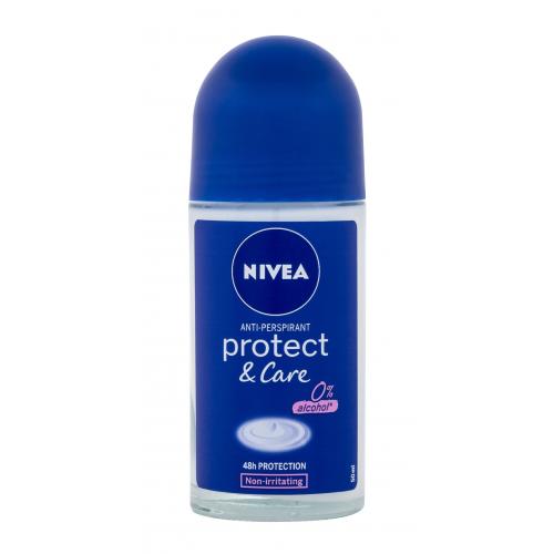 Nivea Protect & Care 48h 50 ml kuličkový antiperspirant pro ženy