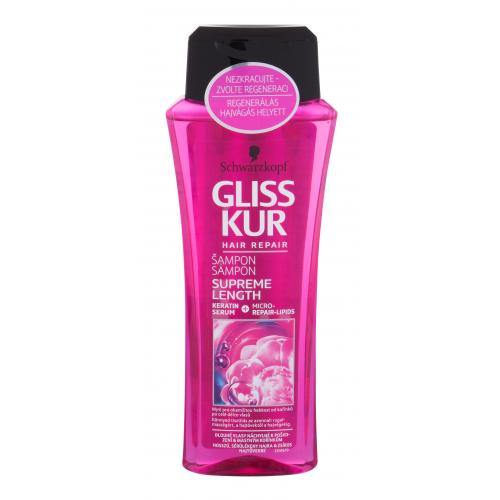 Schwarzkopf Gliss Supreme Length 250 ml šampon pro dosažení dlouhých vlasů pro ženy