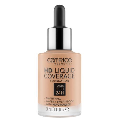 Catrice HD Liquid Coverage 24H 30 ml dlouhotrvající tekutý make-up pro ženy 040 Warm Beige