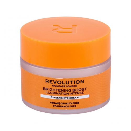 Revolution Skincare Brightening Boost Ginseng 15 ml rozjasňující oční krém s výtažkem z ženšenu pro ženy