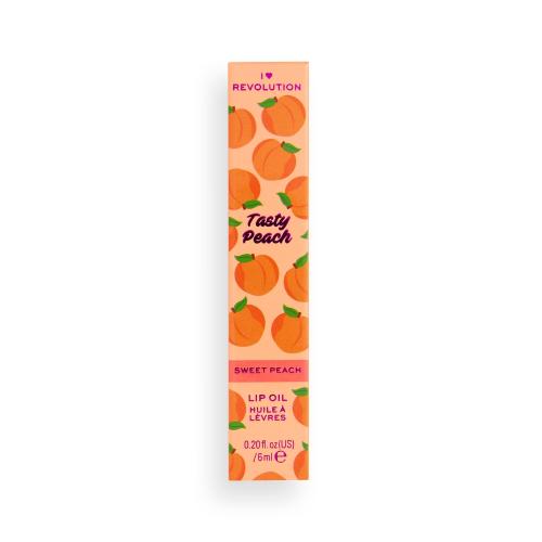 I Heart Revolution Tasty Peach tónovací olej na rty odstín Sweet Peach 6 ml