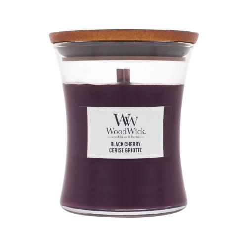 Woodwick Black Cherry vonná svíčka s dřevěným knotem 275 g
