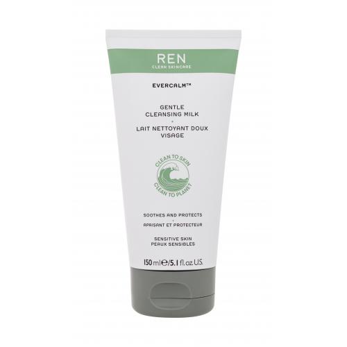 REN Clean Skincare Evercalm Gentle Cleansing 150 ml čisticí mléko pro ženy na všechny typy pleti; na citlivou a podrážděnou pleť