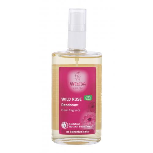 Weleda Wild Rose 100 ml růžový deodorant bez hliníkových solí pro ženy