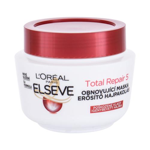 L'Oréal Paris Elseve Total Repair 5 Mask 300 ml maska na poškožené a oslabené vlasy pro ženy