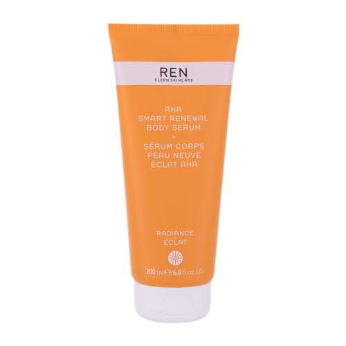 REN Clean Skincare Radiance AHA Smart Renewal 200 ml hydratační a exfoliační tělové sérum pro ženy