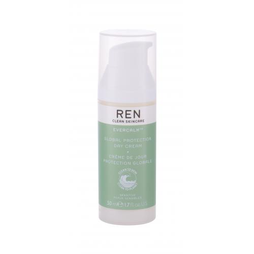 REN Evercalm Global Protection ochranný hydratační krém s obnovujícím účinkem pro citlivou pleť 50 ml