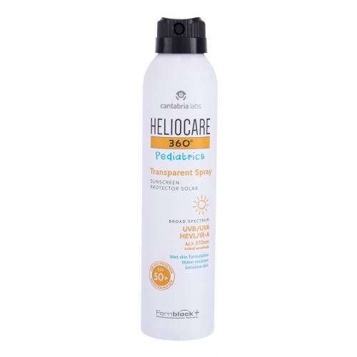 Heliocare 360° Pediatrics Transparent Spray ochranný sprej pro děti SPF 50+ 200 ml