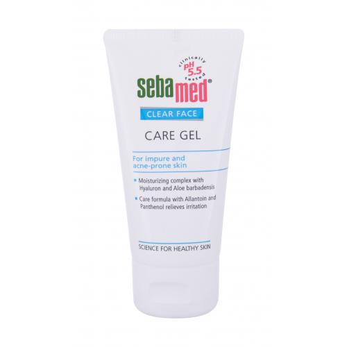 SebaMed Clear Face Care Gel 50 ml pečující gel pro pleť se sklonem k akné pro ženy