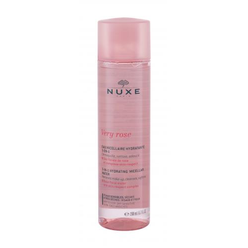 NUXE Very Rose 3-In-1 Hydrating 200 ml hydratační čisticí a odličovací micelární voda pro ženy