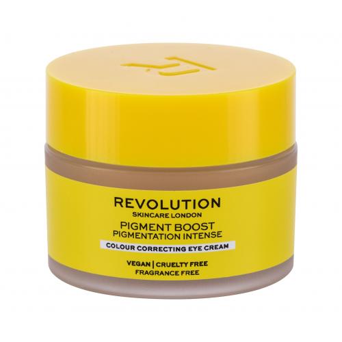Revolution Skincare Boost Pigment oční krém pro korekci tmavých kruhů a vrásek 15 ml