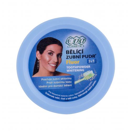 Eva Cosmetics Whitening Toothpowder Fluor 30 g bělicí zubní pudr unisex