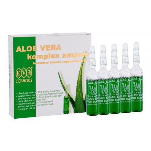 Eva Cosmetics Aloe Vera Complex Hair Care Ampoules 50 ml regenerační kúra v ampulích 5x10 ml pro ženy