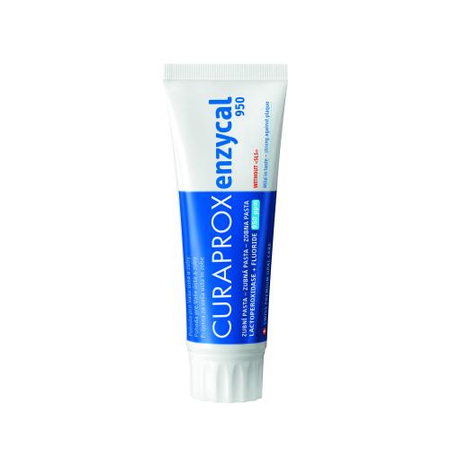Curaprox Enzycal 950 75 ml jemná zubní pasta s fluoridem unisex