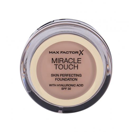 Max Factor Miracle Touch Skin Perfecting SPF30 11,5 g vysoce krycí make-up pro ženy 045 Warm Almond