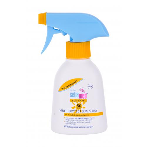 SebaMed Baby Sun Care Multi Protect Sun Spray SPF50 200 ml opalovací sprej pro citlivou dětskou pokožku pro děti