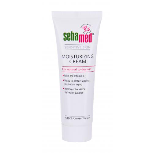 SebaMed Sensitive Skin Moisturizing 50 ml hydratační krém s vitamínem e pro citlivou pleť pro ženy