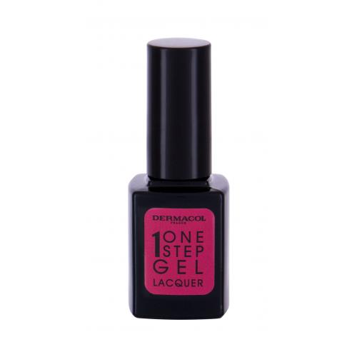 Dermacol One Step Gel Lacquer lak na nehty s gelovým efektem odstín 05 Carmine Red 11 ml