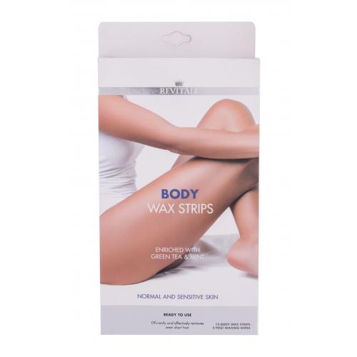 Revitale Wax Strips Body 12 ks depilační pásky na tělo pro normální a citlivou pokožku pro ženy
