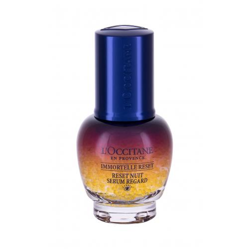 L'Occitane Immortelle Reset Overnight 15 ml oční sérum na všechny typy pleti; na rozjasnění pleti; výživa a regenerace pleti