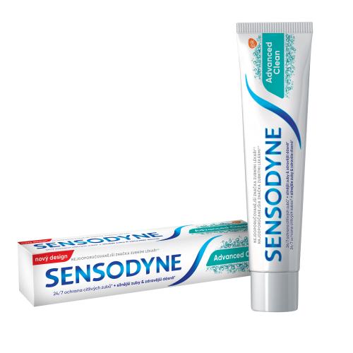 Sensodyne Advanced Clean 75 ml zubní pasta proti přecitlivělosti zubů unisex