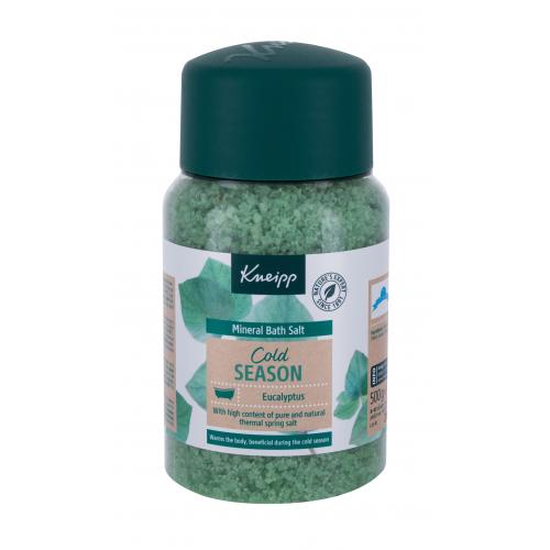 Kneipp Cold Season Eucalyptus 500 g koupelová sůl pro relaxaci při nachlazení unisex