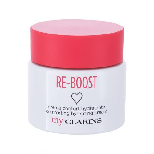Clarins Re-Boost Comforting Hydrating 50 ml denní pleťový krém na suchou pleť; na mastnou pleť; výživa a regenerace pleti