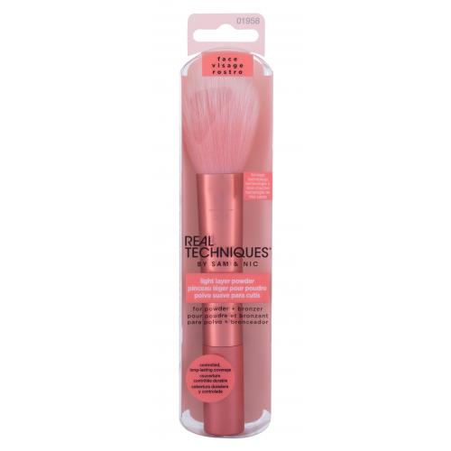 Real Techniques Brushes Light Layer Powder 1 ks kosmetický štětec na pudr pro ženy