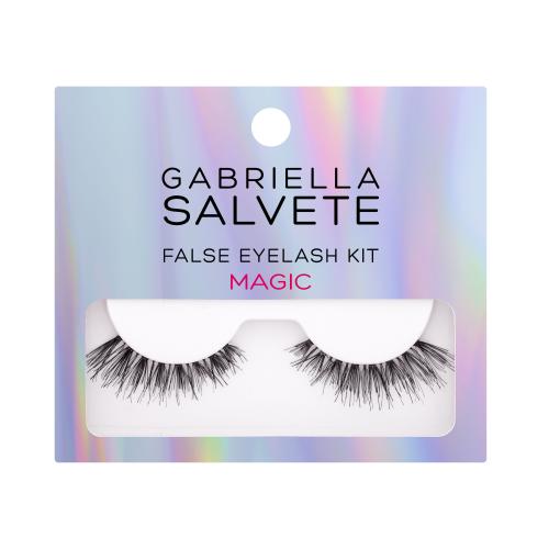 Gabriella Salvete False Eyelash Kit Magic umělé řasy pro ženy umělé řasy 1 pár + lepidlo na řasy 1 g